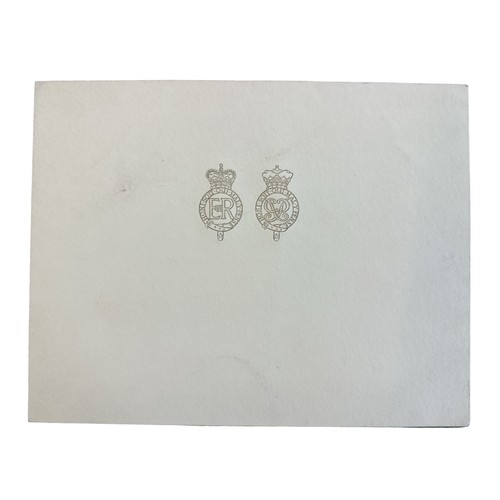 829 - A 1968 Christmas Card sent from Queen Elizabeth II. Twin Royal ciphers to cover, photograph of the R... 