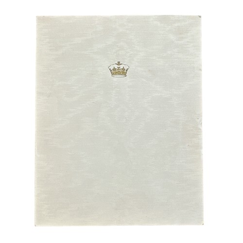 817 - A signed 1947 Christmas Card from TRH Princess Elizabeth and The Duke of Edinburgh.  A gilt embossed... 