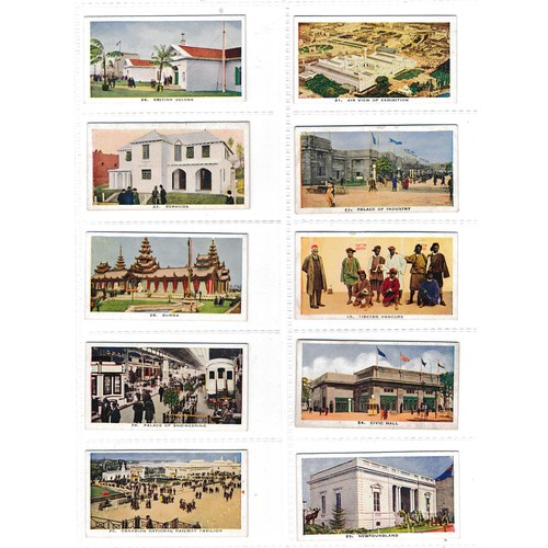 772 - Pattreiouex 1929 British Empire Exhibition Series complete set of 50 in very good to excellent condi... 