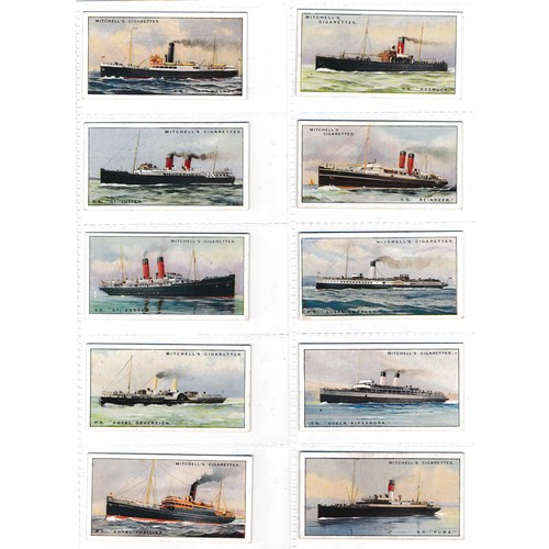 759 - Mitchell's 1925 River & Coastal Steamers full set of 70 in very good to excellent condition. Cat. £3... 