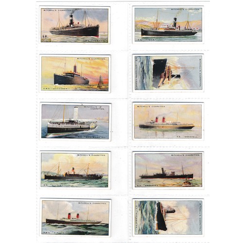 759 - Mitchell's 1925 River & Coastal Steamers full set of 70 in very good to excellent condition. Cat. £3... 