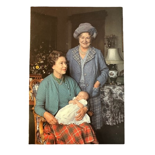 846 - A 1988 Christmas card from HM Queen Elizabeth II. Cover with printed colour photograph of The Queen ... 