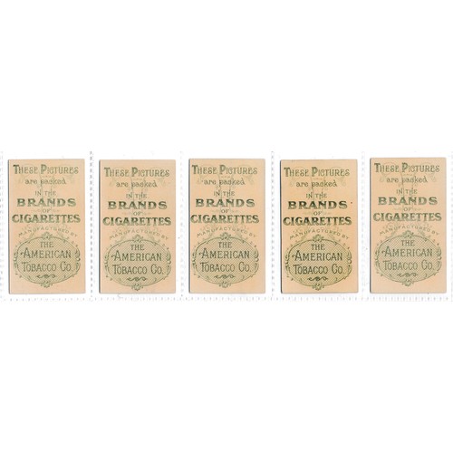 791 - American Tobacco Co. 1900 'Beauties, curtain background' complete set of 25, very good to excellent ... 