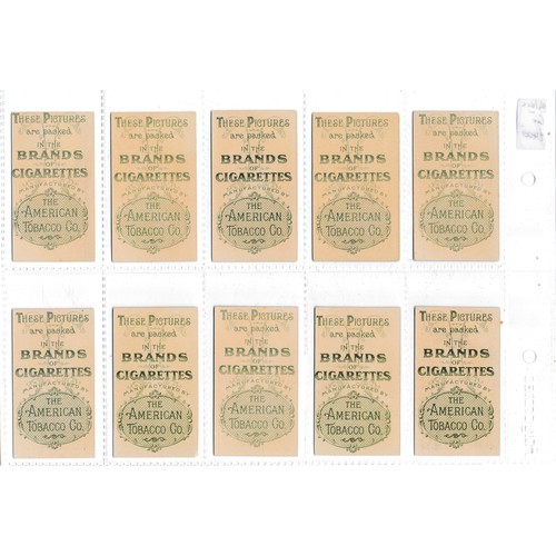 791 - American Tobacco Co. 1900 'Beauties, curtain background' complete set of 25, very good to excellent ... 