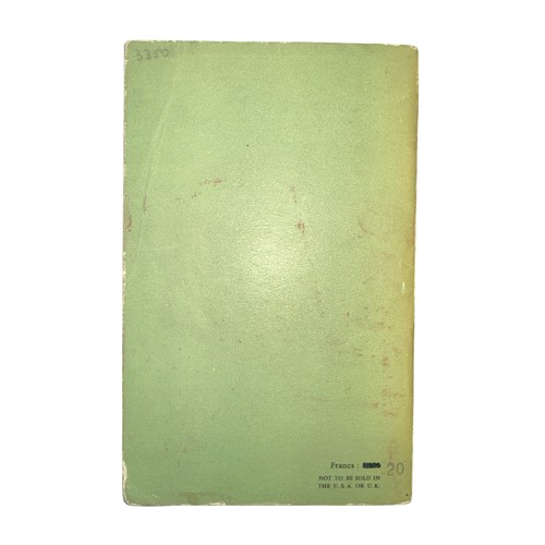 691 - BURROUGHS, WILLIAM. The Naked Lunch. [Paris] Olympia Press, 1959, FIRST EDITION. Softback, Green cov... 