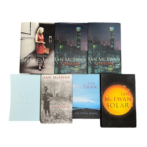 698 - McEWAN, IAN. Selection of FIRST EDITION books to include; Solar signed by Ian McEwan [London, 2010],... 