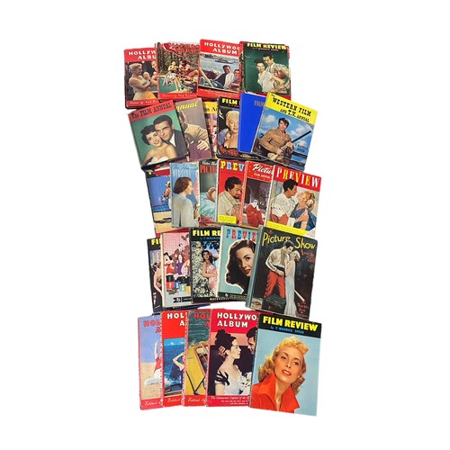 710 - Collections of Film annuals (60+),  in mixed condition to include copies of Film Review, Film Annual... 