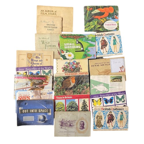 799 - Large selection of cigarette and trade cards with some sleeved Players and Wills sets, many packets ... 