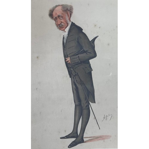 256 - A selection eight of framed Vanity Fair Spy lithographs, to include; ‘Devonshire’, ‘Black Rod’, ‘The... 