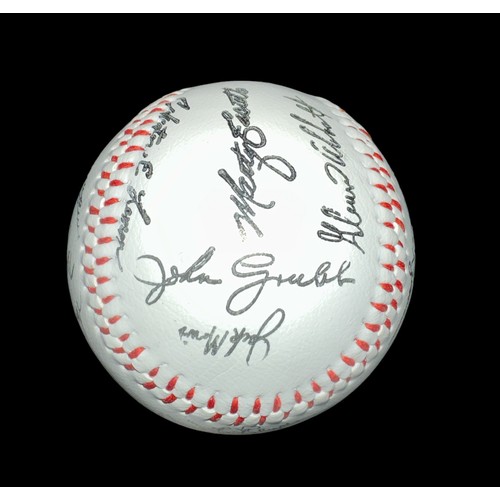 348 - A 1984 Detroit Tigers ‘Official Players Autographs’ signed baseball. In 1984 the Detroit Tigers won ... 