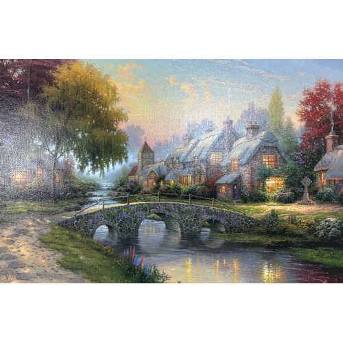 376 - Thomas Kinkade (American, 1958-2012) – A pair of limited edition Cobblestone prints to include; ‘Cob... 