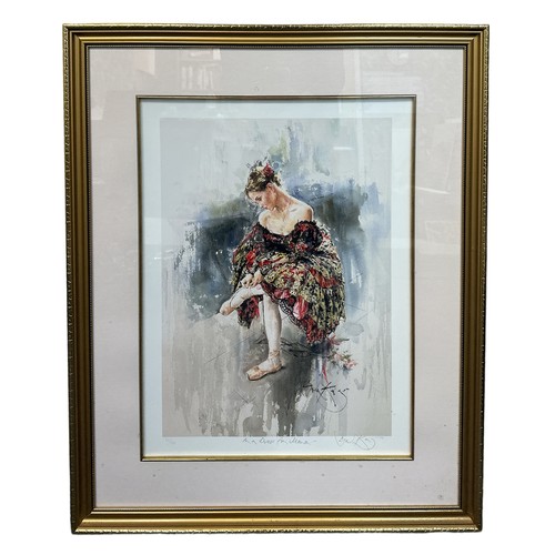 184 - Gordon King (British, b.1939) –‘In a Dress from Manon’ limited edition print by Gordon King signed i... 