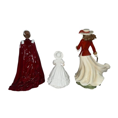 486 - Royal Worcester figurines (3) with boxed Millie with certificate and Katie and unboxed Queen Elizabe... 