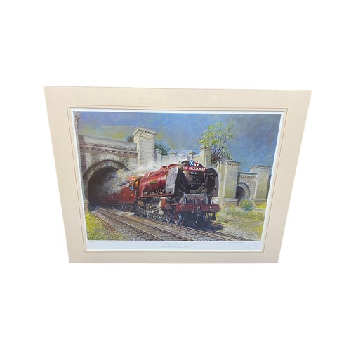 358 - Terence Cuneo. City of London locomotive print, limited edition signed by artist, certificate no. 32... 