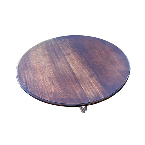 391 - Mahogany Sutherland table, width 92cm, length 107cm.