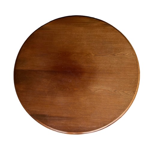 489 - Victorian mahogany circular breakfast table on gadrooned stem, diameter 126cm.