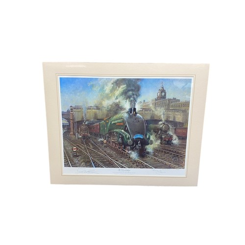 360 - Terence Cuneo. The Elizabethan locomotive print, limited edition signed by artist, certificate no. 6... 