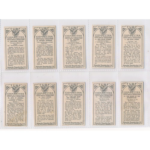 738 - Boguslavsky 1923 Conan Doyle Characters (grey back) complete set of 25, in very good to excellent co... 