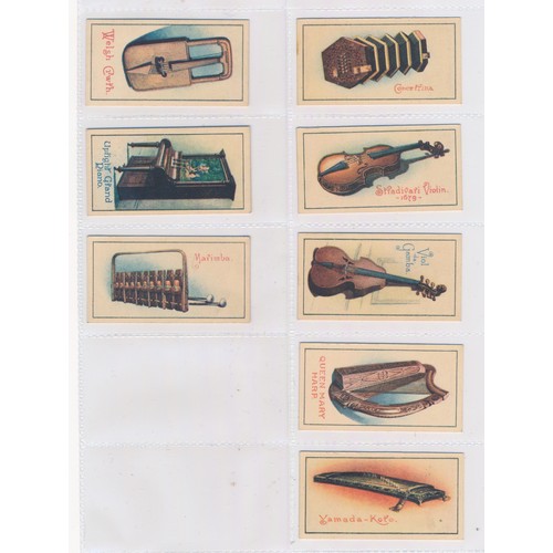 743 - Cooperative Wholesale Society (C.W.S.) 1934 Musical Instruments full set of 48, in good to very good... 