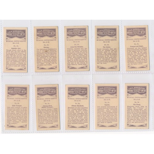 743 - Cooperative Wholesale Society (C.W.S.) 1934 Musical Instruments full set of 48, in good to very good... 