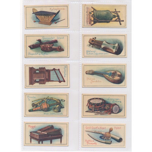 743 - Cooperative Wholesale Society (C.W.S.) 1934 Musical Instruments full set of 48, in good to very good... 