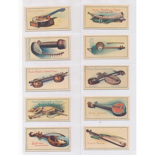 743 - Cooperative Wholesale Society (C.W.S.) 1934 Musical Instruments full set of 48, in good to very good... 