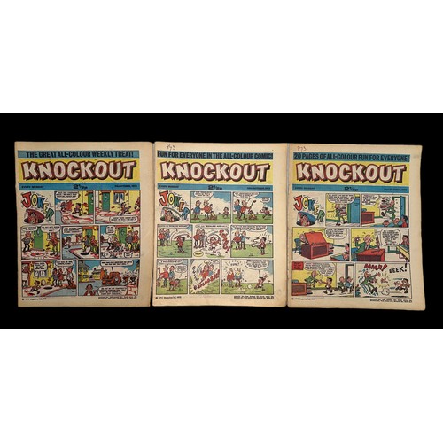 714 - A collection of comics - to include Knockout (106 from 1971 to 72, including Holiday Special), Whoop... 