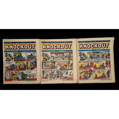 714 - A collection of comics - to include Knockout (106 from 1971 to 72, including Holiday Special), Whoop... 