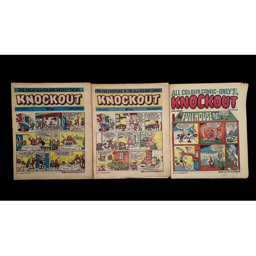 714 - A collection of comics - to include Knockout (106 from 1971 to 72, including Holiday Special), Whoop... 