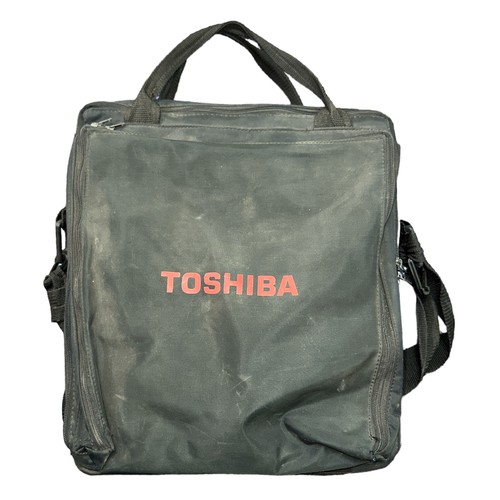 253 - Pair of Toshiba laptops to include Toshiba T3100 in carry case and Toshiba Satellite in Samsonite ca... 