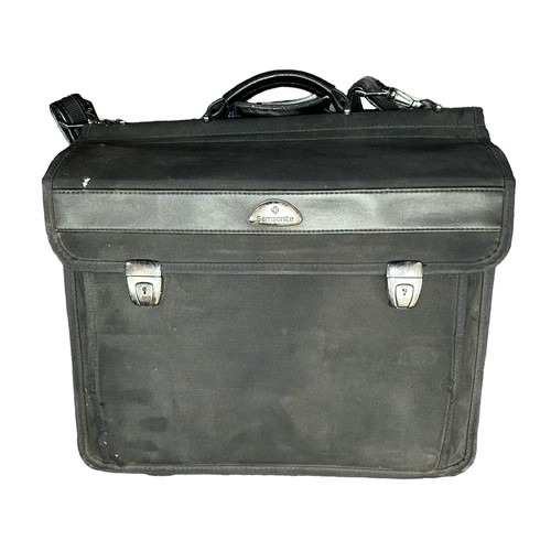 253 - Pair of Toshiba laptops to include Toshiba T3100 in carry case and Toshiba Satellite in Samsonite ca... 