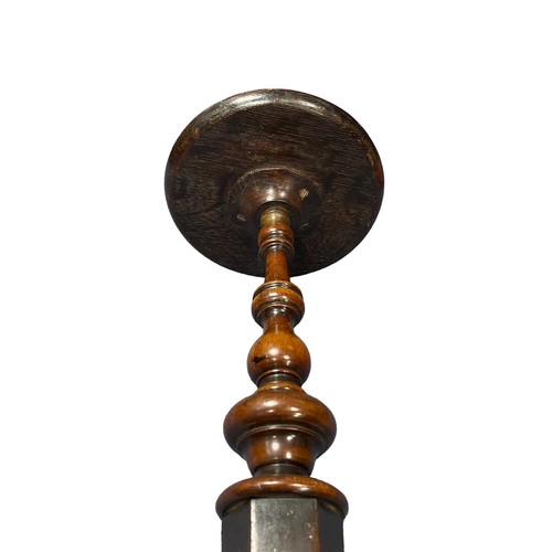 459 - Interesting 19th Century torchere, height 88cm, diameter of top 24cm.