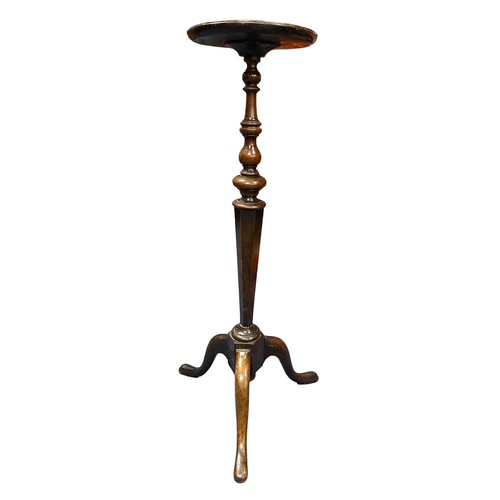 459 - Interesting 19th Century torchere, height 88cm, diameter of top 24cm.