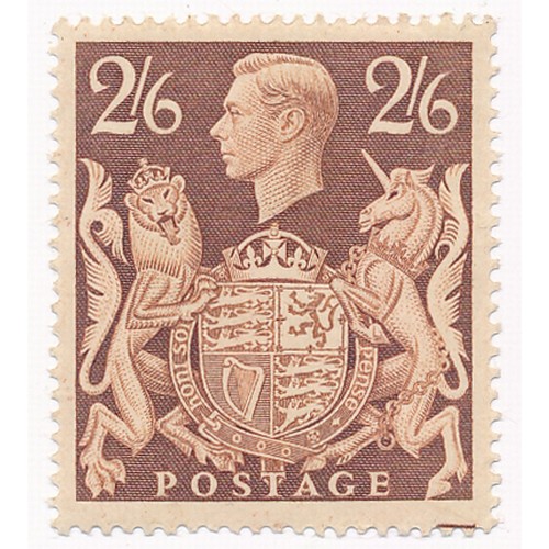 621 - Great Britain. 1939-48 high values set of 6, UM. (SG476-78c)