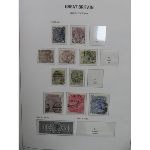 614 - Great Britain. 1840-1970 collection in hingeless SG Davo album including 1840 1d and 2d U, SP incl 1... 