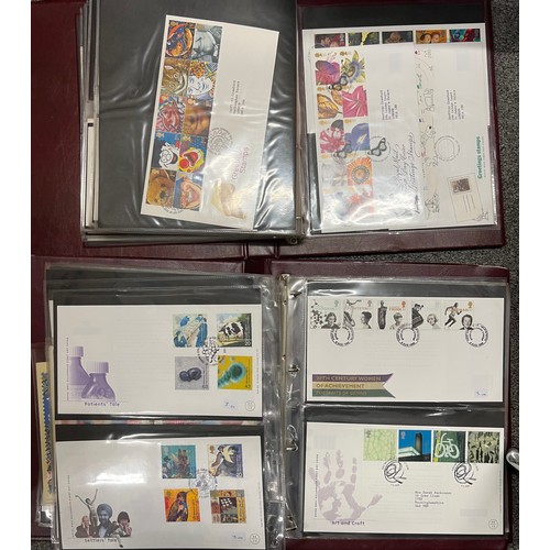 657 - Great Britain FDC’s two boxes with 14 vols of FDC’s, mostly decimal but some useful pre decimal, mai... 