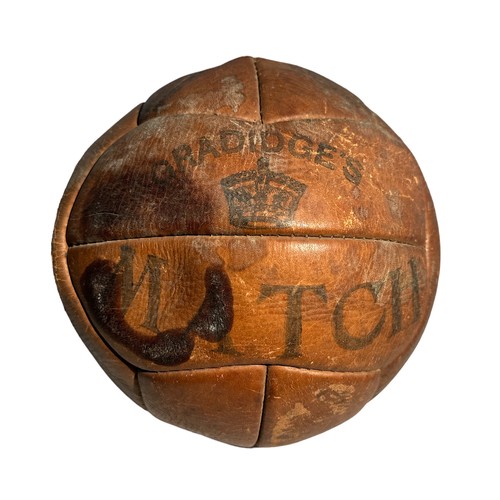 345 - Football Memorabilia: Arsenal FC, signed leather football 1938, stitched twelve panel hand-sewn ball... 