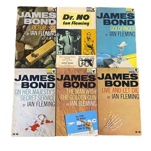 704 - FLEMMING, IAN. ‘James Bond’ A selection of fourteen James Bond Pan Books to include; Casino Royale, ... 