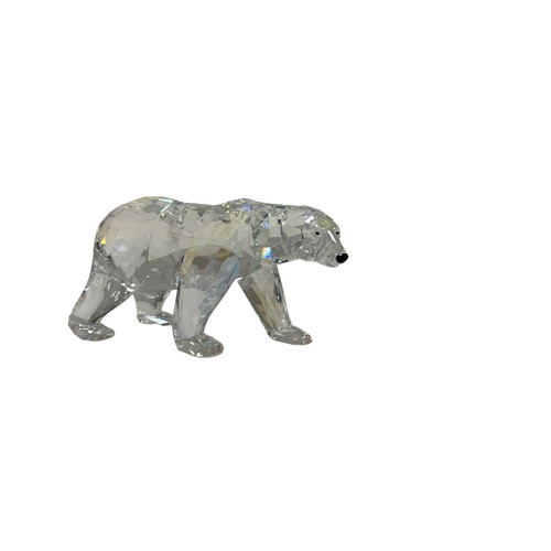 248 - Swarovski crystal 'Siku' Polar Bear and plaque, designed by designed by Anton Hirzinger and signed. ... 