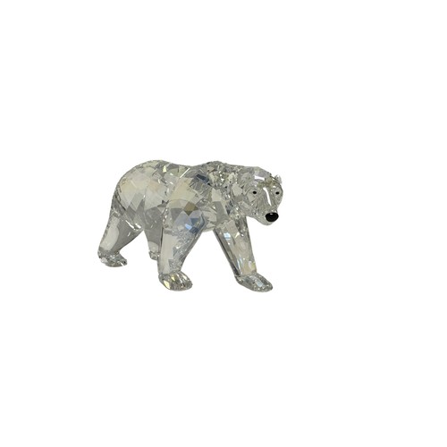 248 - Swarovski crystal 'Siku' Polar Bear and plaque, designed by designed by Anton Hirzinger and signed. ... 