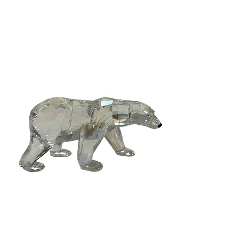 248 - Swarovski crystal 'Siku' Polar Bear and plaque, designed by designed by Anton Hirzinger and signed. ... 