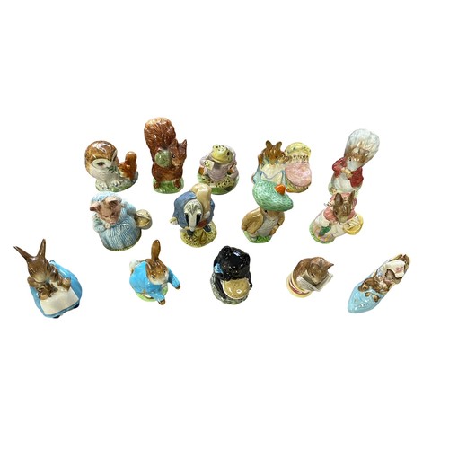 114 - Beswick Beatrix Potter collection (31) to include Peter Rabbit, Tailor of Gloucester, Timmie Willie ... 