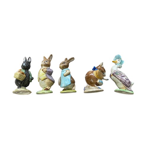 114 - Beswick Beatrix Potter collection (31) to include Peter Rabbit, Tailor of Gloucester, Timmie Willie ... 