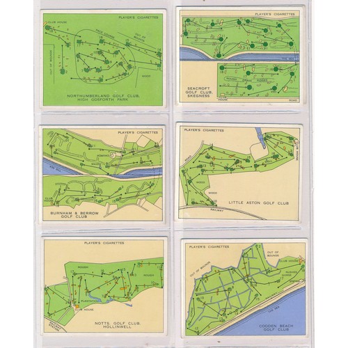 777 - Player 1936 Championship Golf Courses set, in very good cond., apart from one with a light corner cr... 