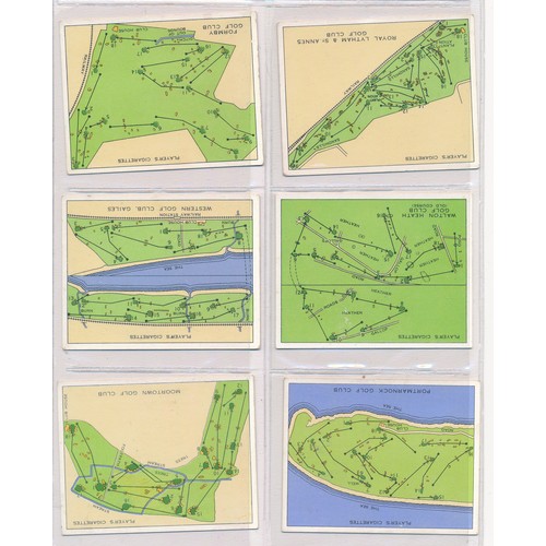 777 - Player 1936 Championship Golf Courses set, in very good cond., apart from one with a light corner cr... 