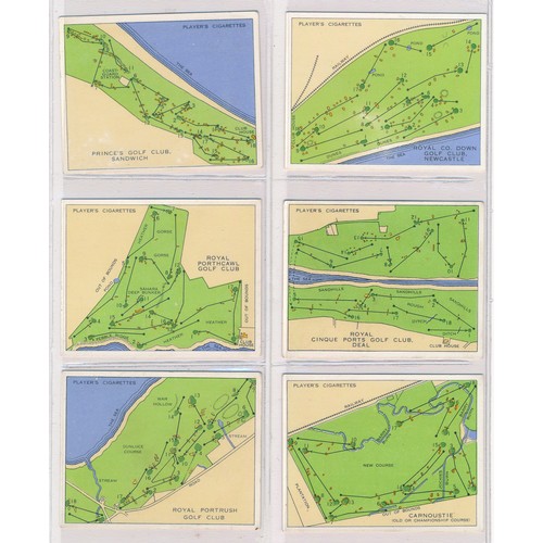 777 - Player 1936 Championship Golf Courses set, in very good cond., apart from one with a light corner cr... 