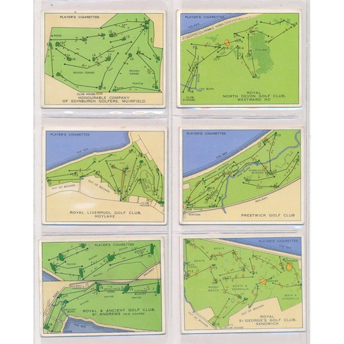 777 - Player 1936 Championship Golf Courses set, in very good cond., apart from one with a light corner cr... 