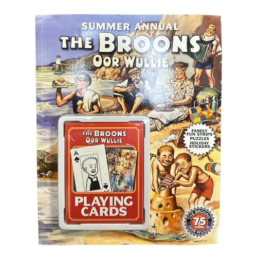 715 - The Broons Oor Wullie Summer Annual 2011 with playing cards giveaway attached, excellent condition.