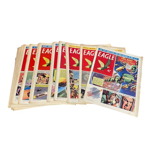 716 - Eagle Comic 1958 complete year set of 52 comics in very good condition.