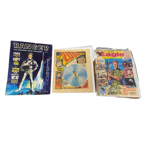 717 - Range of three first edition comics to include Ranger 1965 Issue No.1, 2000 A.D. 